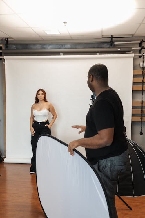 Free Photographer Working in Model Agency Stock Photo